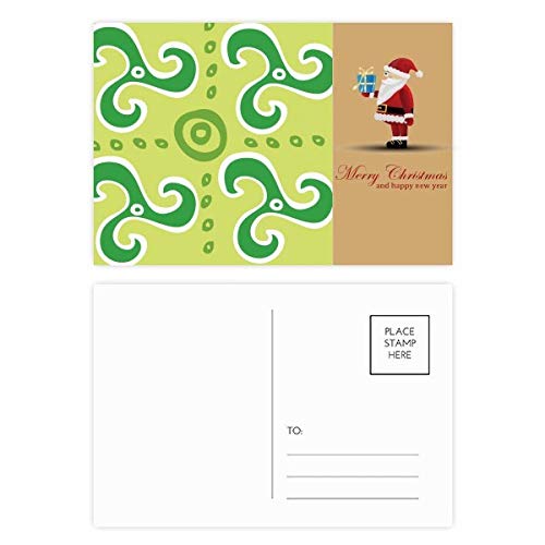 Cartes postales fléchettes totems civilisation antique vert Mexique Père Noël