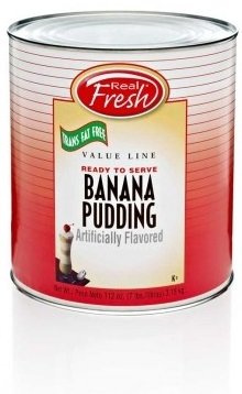 Real Fresh Trans Fat Free Banana Pudding 7 lb (6