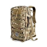 Lion Armor Waterproof Tactical Laptop Backpack, 40L, Rope Model (Camouflage)
