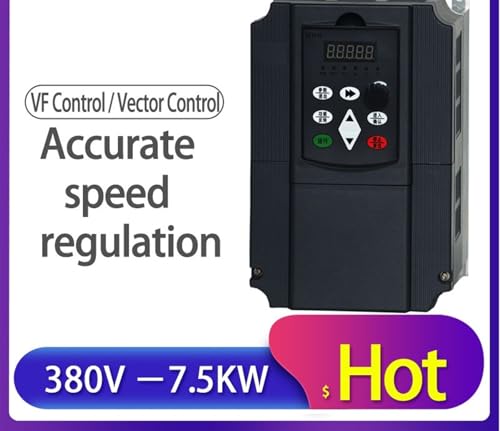 Controlador VFD AC 380V 5.5KW para corregir tirones y regular velocidad de motor 5