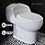 Chateau One Piece Elongated Toilet Dual Flush, Brushed Gold Hardware 1.1/1.6 gpf