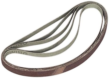 Sealey Sbs35/B40Gw Sanding Belt 40Grit 12 X 456Mm Pack of 5, Red