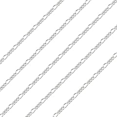 Silver-Figaro Chain