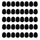 Kasteco 40 Pieces Black Mouthpiece Cushion 0.8 mm Mouthpiece Patches for Alto and Tenor Saxophone and Clarinet