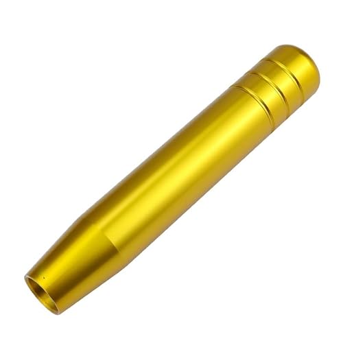 Qtsavxdd Yellow Gear Shift Knob Head Universal 18Cm Car Shift Knob Gear Lever Knob Handle Aluminum Extended Shifter Gear Head Knob Manual Transmission(Yellow)