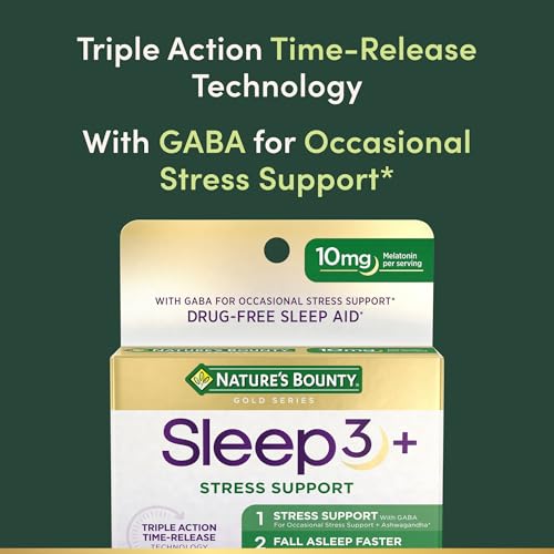 Nature's Bounty Sleep + Stress Support Sleep3, 10mg, 28ct - image 3