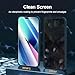 NEW'C 3 Pack Designed for iPhone 14,iPhone 13,iPhone 13 Pro Screen Protector (6.1 inches),Tempered Glass with easy installation tool included,Case Friendly Ultra Resistant