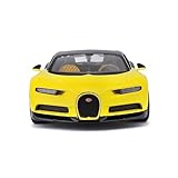Bugatti Chiron Yellow and Black 1/24 Diecast Model Car by Maisto 31514