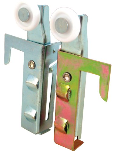 Conjunto de rodillos para puertas de clóset Prime-Line N 6548 de 7/8 pulgadas, Acme (par) miniatura 1