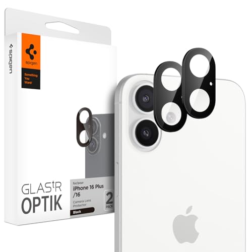 Spigen iPhone16 Jی iPhone16Plus JیtB 9HdxKX iPhone 16/iPhone 16 PlusΉ ubN JveN^[ Q