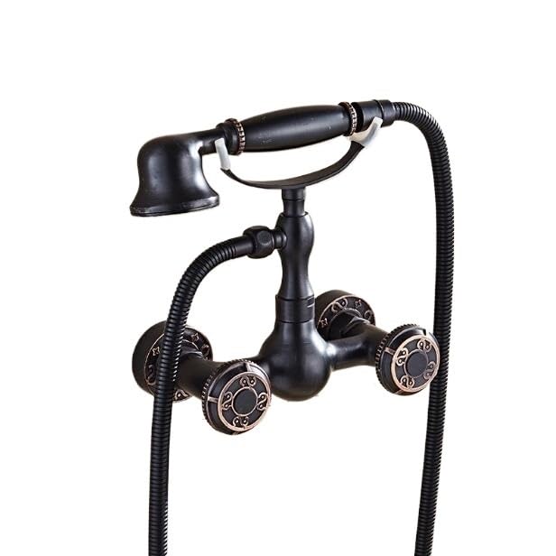 Ensemble de douche en cuivre antique XT389 Nero pour baignoire haut de gamme