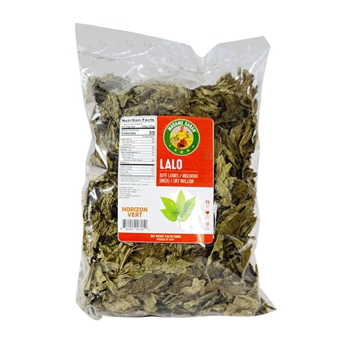Madame Sarah Dried Jute Leaves – Lalo/Molokhia/Ewedu/Dry Mallow – Authentic African & Caribbean Cooking Herb – 3.5 oz