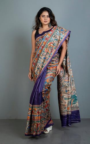 Bengal looms India Weaves of Elegance tussar silk saree in tussar silk – image 5
