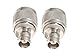 DHT Electronics 2pcs RF coaxial coax adapter BNC female to UHF male PL-259 PL259