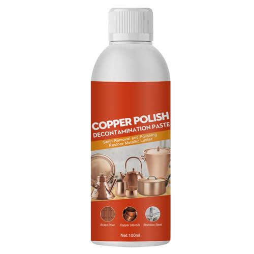 Limpiador de Latn,Limpiador de Cobre y Latón,Bronce y Latn - Limpia, Elimina las Manchas Abrillanta