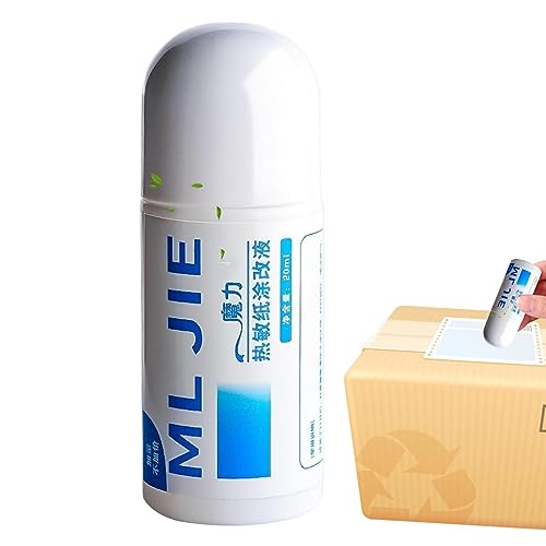 FOUNCY Identitätsschutzflüssigkeit Dauerhafte Korrektur zum Schutz der Privatsphäre, Home Offices Dokumente Korrekturflüssigkeit für Identität, Lieferadresse, Steuerdokumente