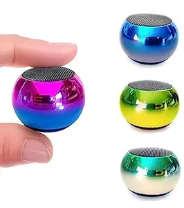 icall M3 Plus Portable Bluetooth Mini Speaker Dynamic Metal Sound(Color As per Stock) 5 W Bluetooth Speaker (Purple, Multicolor, Stereo Channel)
