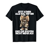 Lustige Damen Herren Katze Spruch Gemein Ironie +