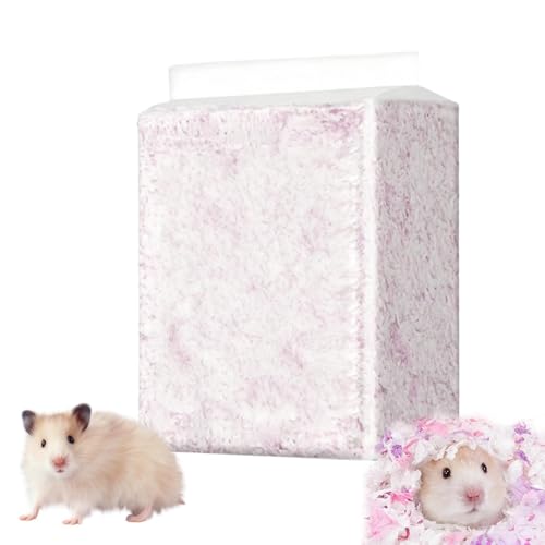 Ropa de cama para hámster y pequeños animales de material suave absorbente 8