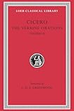 Cicero: The Verrine Orations, Volume II, Against Verres, Part 2, Books 3-5, B. Orations (Loeb Classical Library No. 293)