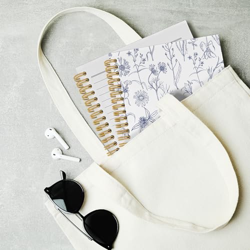 Carnet de notes ligné tendance à fleurs, cadeau élégant pour collègue - 5