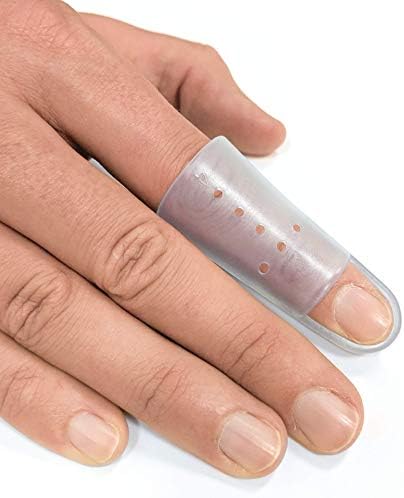 Medically Approved Mallet Finger Splint, Distal Finger Splint, Plastic Finger Splint for DIP Joint (Size 2)