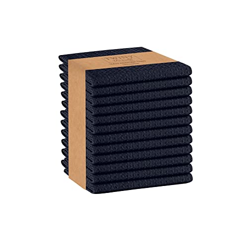 TWINY threads 100% Cotton Kitchen Towels (Set of 12) -