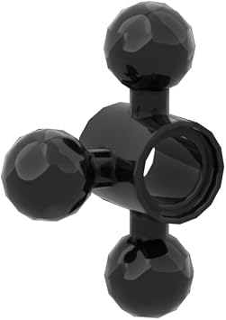 Gobricks 15460 Shaft Bolt Connection Three-Ball Steering Ball Device, 50pcs