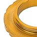 Centerlock Lockring, Centerlock Cover Rust Resistant High Strength Universal for Thru Axle Hub(Gold)