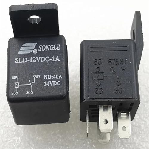 Relais normalement ouvert 12V 40A pour le faisceau électrique des voitures - 6