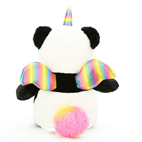 Joyamigo Shauntsy The Pandacorn Cute Panda Bear Stuffed Animal Plush Soft Unicorn Teddy Toy Pandicorn With Rainbow Wings And Horn Pandicornio For Kids Birthday Supplies 16 Inch #TOP3