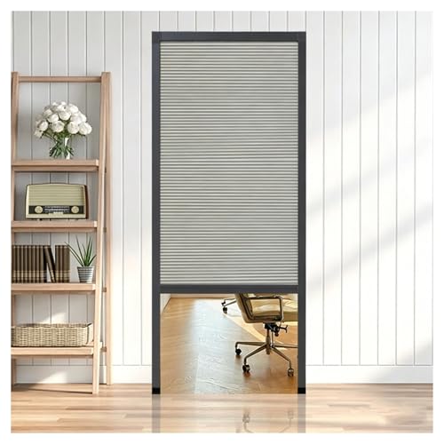 QSTGX Puerta Enrollable Puerta Acordeon Kit de Puerta Enrollable Para Cocinas de Furgonetas Camper, Armarios, Almacenamiento Electrodomésticos, Contenedores Y Puertas Privacidad(80x100 cm)