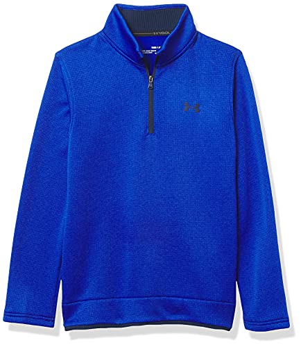 Under Armour Boys  Sweater Fleece 1 2 Zip , Royal (400) Academy Blue , Youth Medium