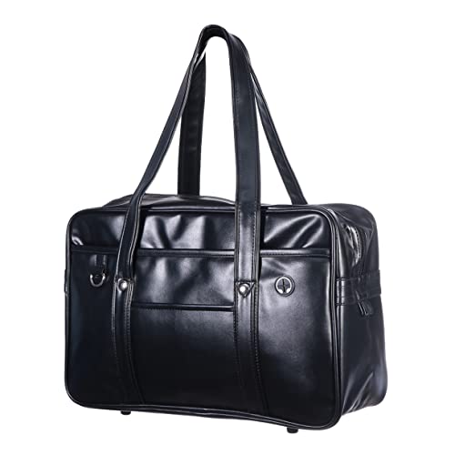 Sac étanche en PU Holibanna avec bandoulière réglable pour grand ordinateur portable