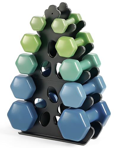 Hantelständer 5-Unten Hantelablage Metall Hantel ständer Kurzhantelständer Dumbbell rack