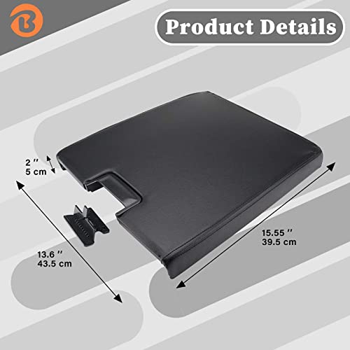 Bicos Center Console Lid Kit - Replaces 20864154, 20864151, 20864153, 924-835, Compatible With Chevy, Avalanche, Silverado, Suburban, Tahoe, Gmc, Sierra, Yukon #TOP4