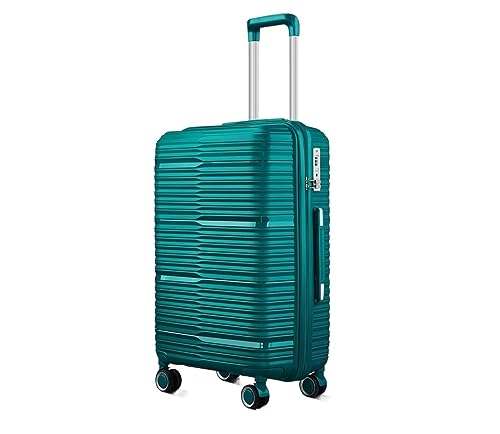Carry-on Suitcase Luggage Indestructible Hardshell Expandable Spinner Luggage with Lock 20/24/28in Carry-on Suitcases Carry On Luggages,Blue-20in (Grün 20in)
