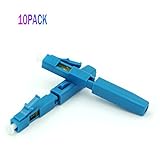  Jeirdus FTTH SC LC FC - Cable de Fibra óptica (Conector rápido) 10PACK LC/UPC