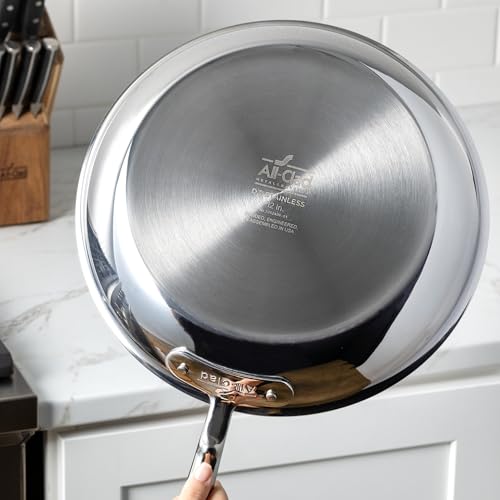 All-Clad D3® Stainless Steel 2 Quart Sauce Pan With Lid- Made in the USA- The Original Bonded Professional Cookware- Oven Safe & Induction Compatible by All-Clad - Image 7