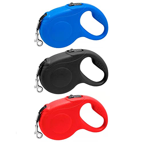 Guia Pet Retratável com 5 Metros Azul