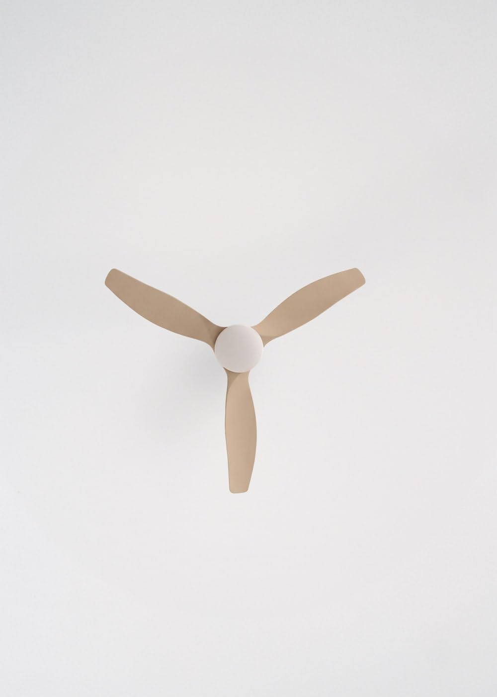 CREATE / WINDCALM S/Ventilador de techo ABS con luz arena con mando / 40W, Silencioso, Ø112 cm, 6 velocidades, 3 temperaturas de luz, temporizador, función verano-invierno