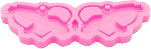 Miniatura 5 de Molde para pendientes de resina de corazón corazón con agujero resina de silicona moldes de fundición de resina epoxi para mujer aretes y dijes