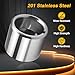 KPALAG Stainless Steel SBC Crank Crankshaft Turning Socket Compatible with Small Block Chevy 1955-2000 V8 1978-2006 200/262
