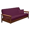 Madison Stretch Jersey Futon Slipcover Purple