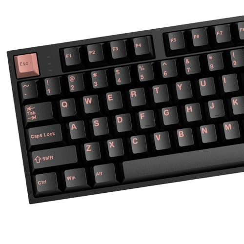 Image of Guffercty kred Cherry Profile PBT Keycaps 156 Key Set, Oil Proof Fade Resistant Keycaps Fit 60% /65% /75% /80% /TKL /100% Mechanical Keyboard (Wasabi)