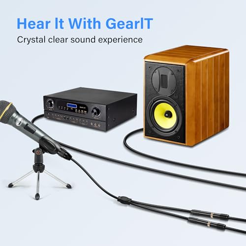 PNGKNYOCN XLR Male to Dual 6.35mm Y Splitter Cable,3Pin XLR Male Dual 6.35mm (1/4inch) TRS Female Microphone Audio Converter Cable(0.5M/1.6FT) - Image 3