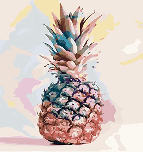 Peinture au diamant 5D ananas pour décorer le salon ou bureau