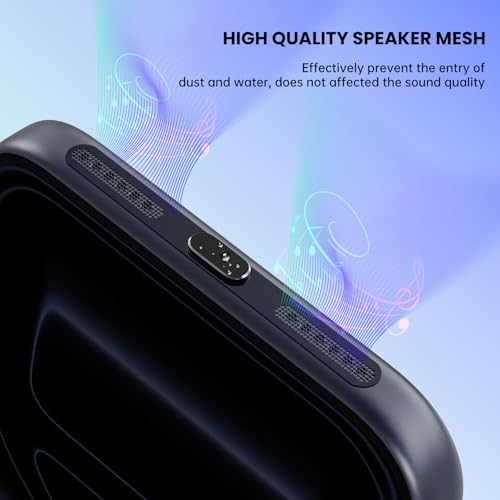 Tapón antipolvo USB C y fundas protectoras de altavoz para iPhone 17 5