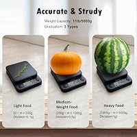 NUTRI FIT Food Scale Small Digital Kitchen Scales Weight Grams Ounces Black — image 3