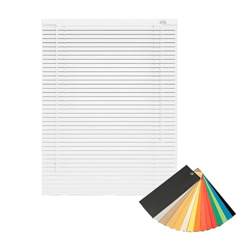 Stores Vénitiens Occultants Isolation Thermique Volets Rideaux, Store Vénitien Horizontaux en Aluminium Stores pour Fenêtres, Brise-Vue, 50 60 70 80 90 100...